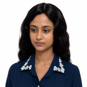 Basic Human Hair Wig with Fixed Parting | 100% Natural Human Hair