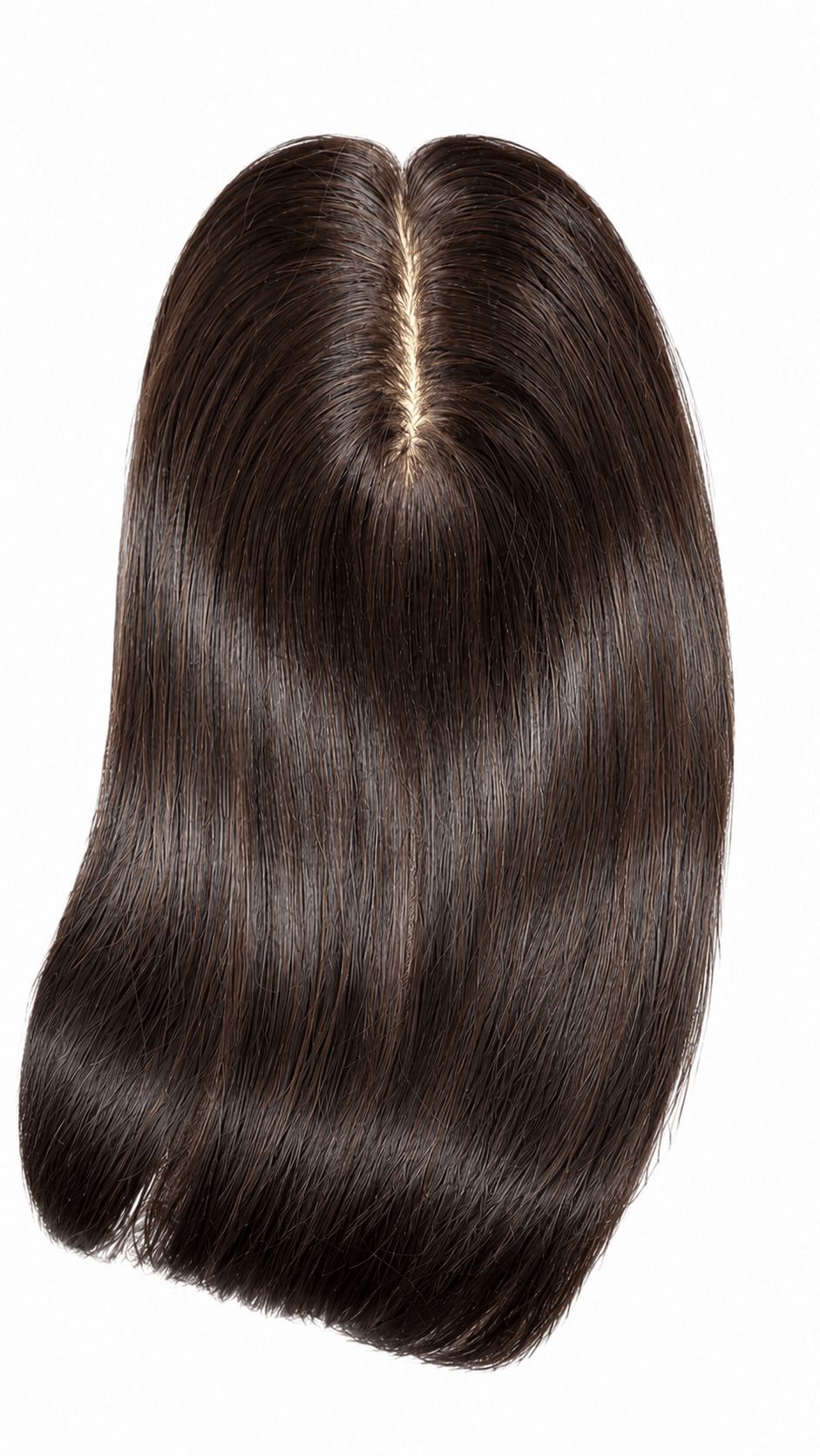 Human Hair Silk Base Topper 20 Inch | 100% Natural Human Hair