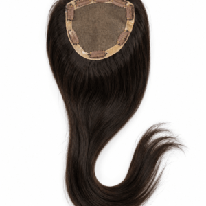 Human Hair Lace Base Clip-On Topper | 100% Natural Human Hair