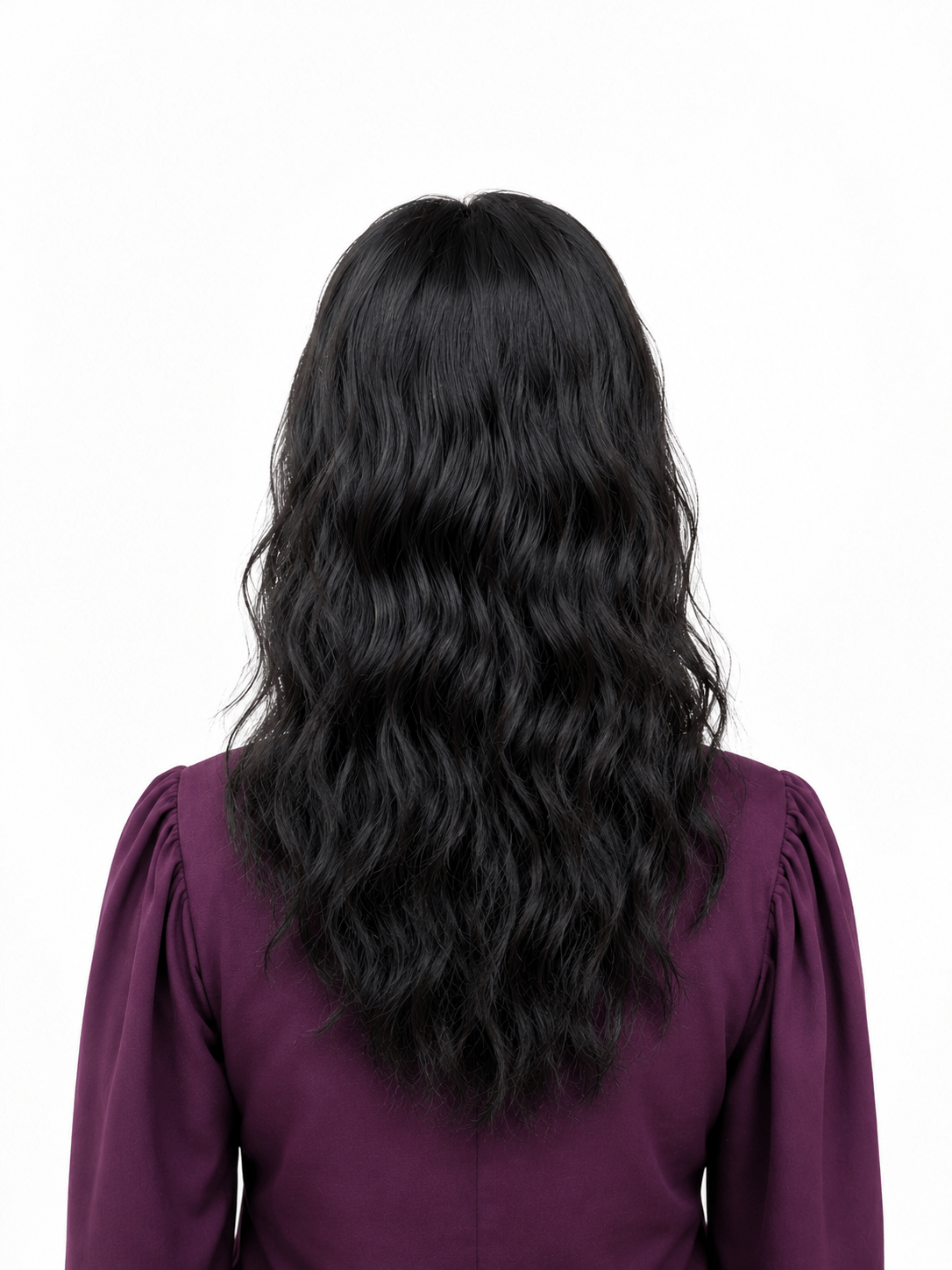 Human Hair Silk Base Curly Topper | Virgin Human Hair Clip-On & Pasting - Image 3