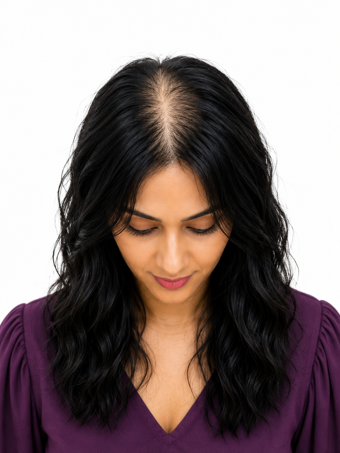 Human Hair Silk Base Curly Topper | Virgin Human Hair Clip-On & Pasting - Image 5