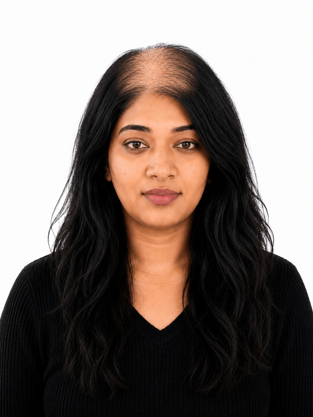 Human Hair Mirage Base Topper | 100% Natural Human Hair Clip-On & Pasting - Image 4