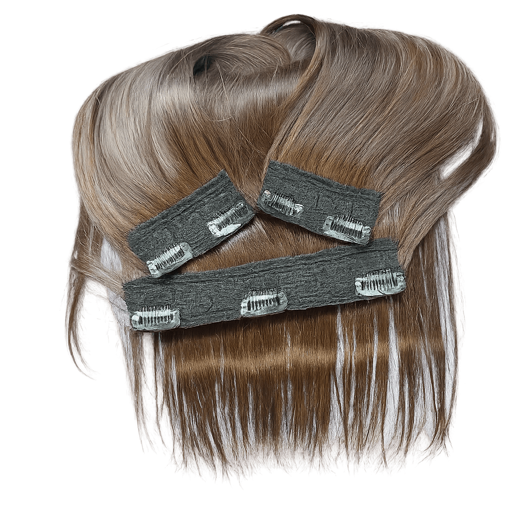 Human Hair Clip-On Extensions Side & Back Set | The Hair Edit