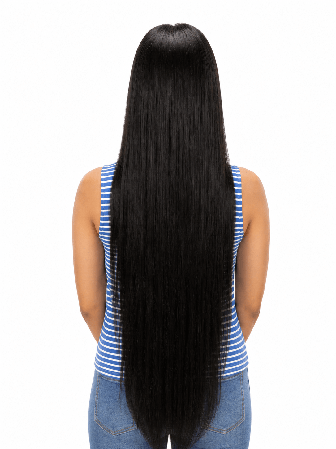 Premium Silk Base Full Hand-Knotted Human Hair Topper with Nano Plasty (18–40 Inches) - Image 5