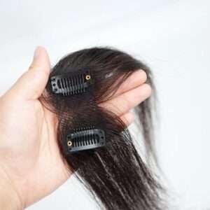 Human Hair Front Bangs | Natural Clip-In Fringe
